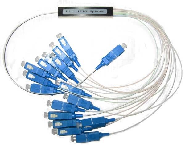 Enige Optische PLC van de Wijzevezel Splitser 1x64 met 900μM APC van Sc Schakelaar