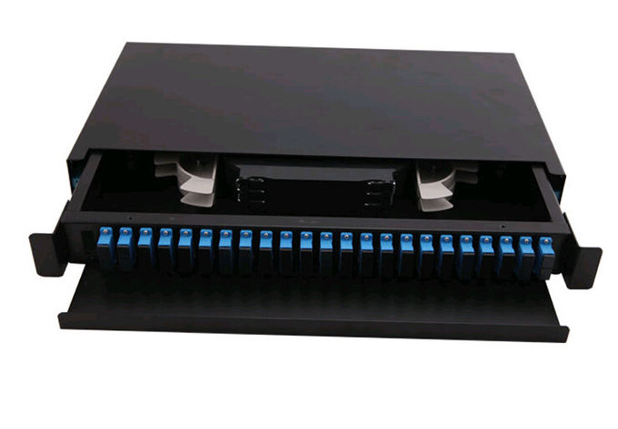 Het Type van dialade het Comité van het Vezel zet het Optische Flard Rek Vermelde op SGS ISO van 1U 2U