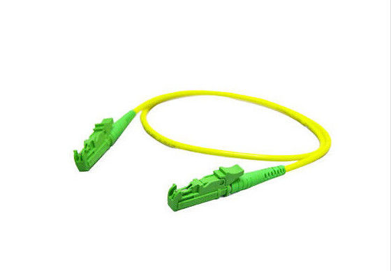 China 2.0mm Simplex Gele het Koord Enige Wijze G657A E2000/APC van het Vezel Optische Flard leverancier