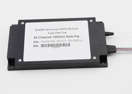 China Maximum ABS van IL 5.0dB DWDM Mux Demux 40Ch AAWG Doos voor de Voorafstand/Datacenter van 5G leverancier