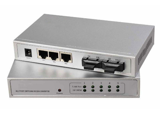 China De halve/Volledige Schakelaar van de de Havens Optische Kabel van Duples RJ45, 10/100M Auto ontdekt Snelle Ethernet-Schakelaar leverancier