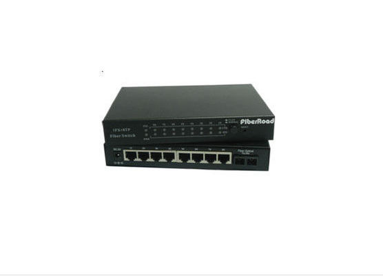 China 10M / 100M UTP Gigabit Vezel Optische Schakelaar 8 Haven het Snelle Protocol van CSMA/CD leverancier