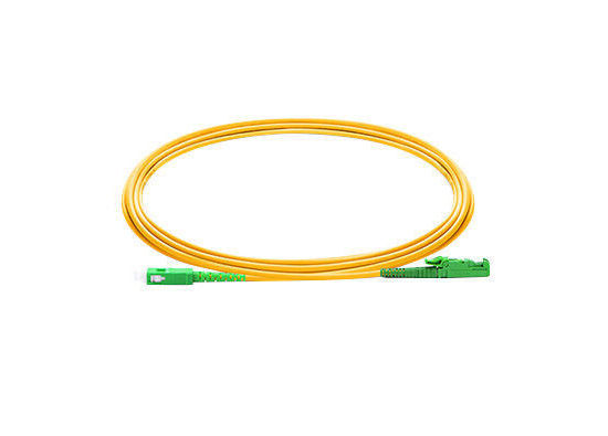 Koord van het de Vezel het Optische Flard van FTTH E2000 1 - 3m Lengte het 3D Overgegaane Opgepoetst Testen leverancier