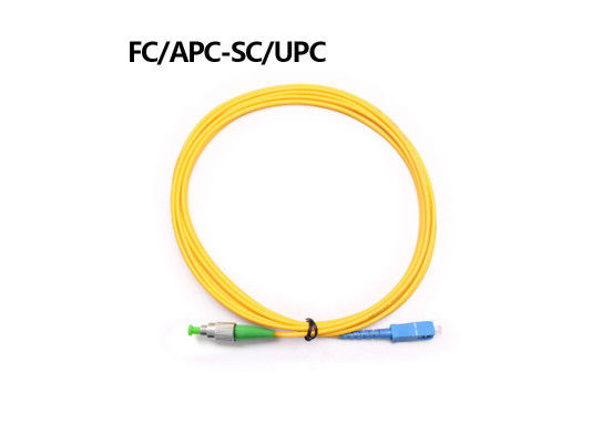 3m Duplex het Flardkoord van pvc, het Koordsc van het Vezelflard aan Lc - 40 - 85 °C Werkende Temperaturenwaaier leverancier
