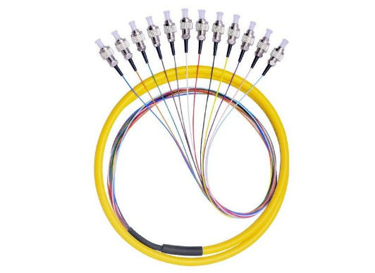 12 kern FC/UPC Vezel Optische Vlecht 12 Kleurenventilator uit met LSZH-Kabel leverancier