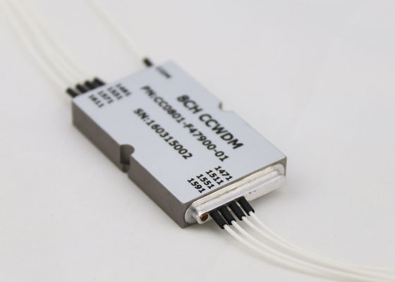1 x 8 CWDM optische mux demux Compacte Grootte LC/UPC Schakelaartype voor het Systeem van MUX/DEMUX- leverancier