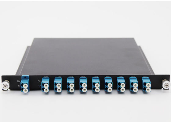 Het Maximum IL 2.5dB 1U Passieve Cwdm de Multiplextelegraafrek van UPG zet 8 Kanalen20nm Kanaal het Uit elkaar plaatsen op leverancier